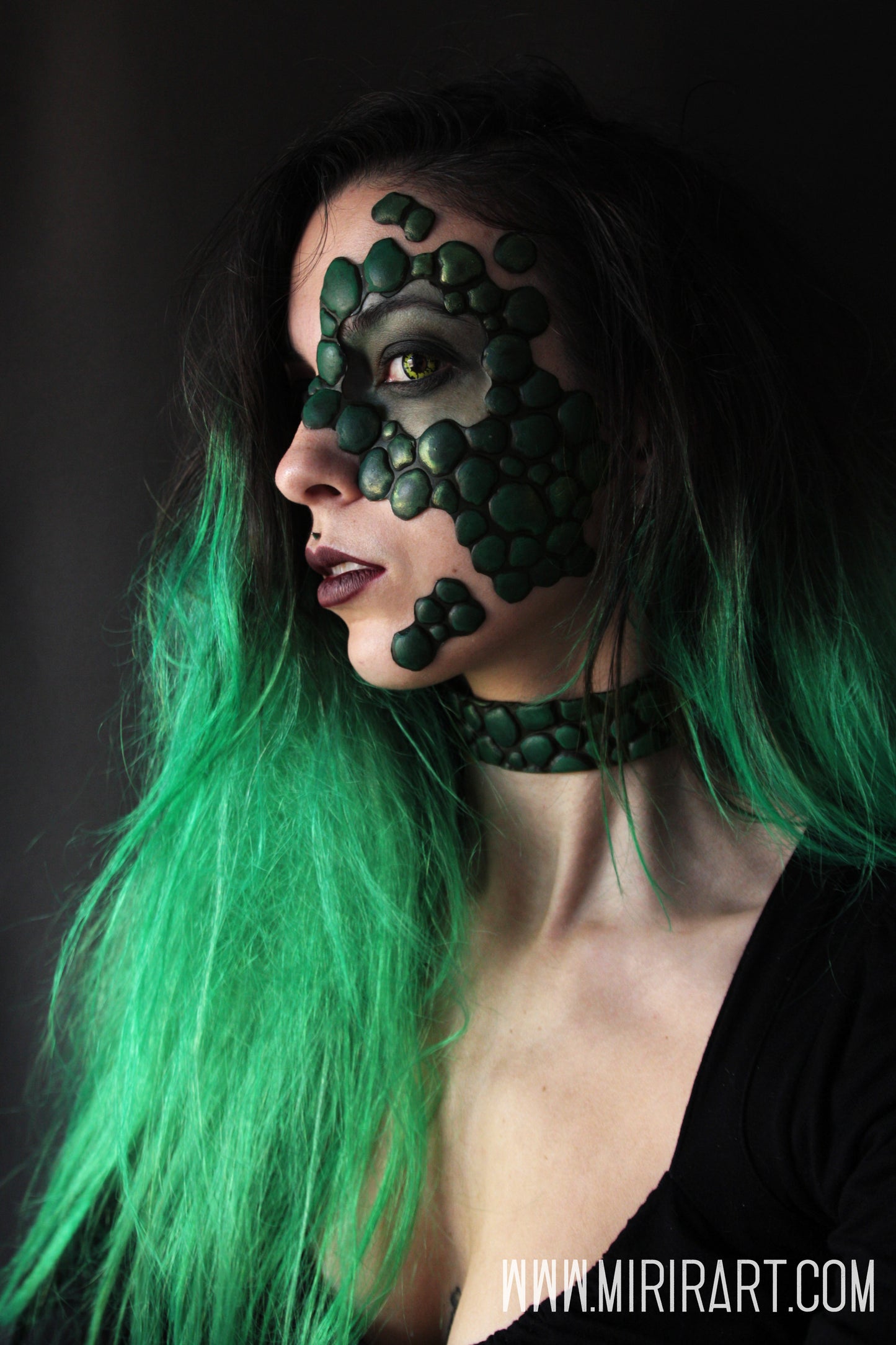 Elemental Dragon half Mask 2.0