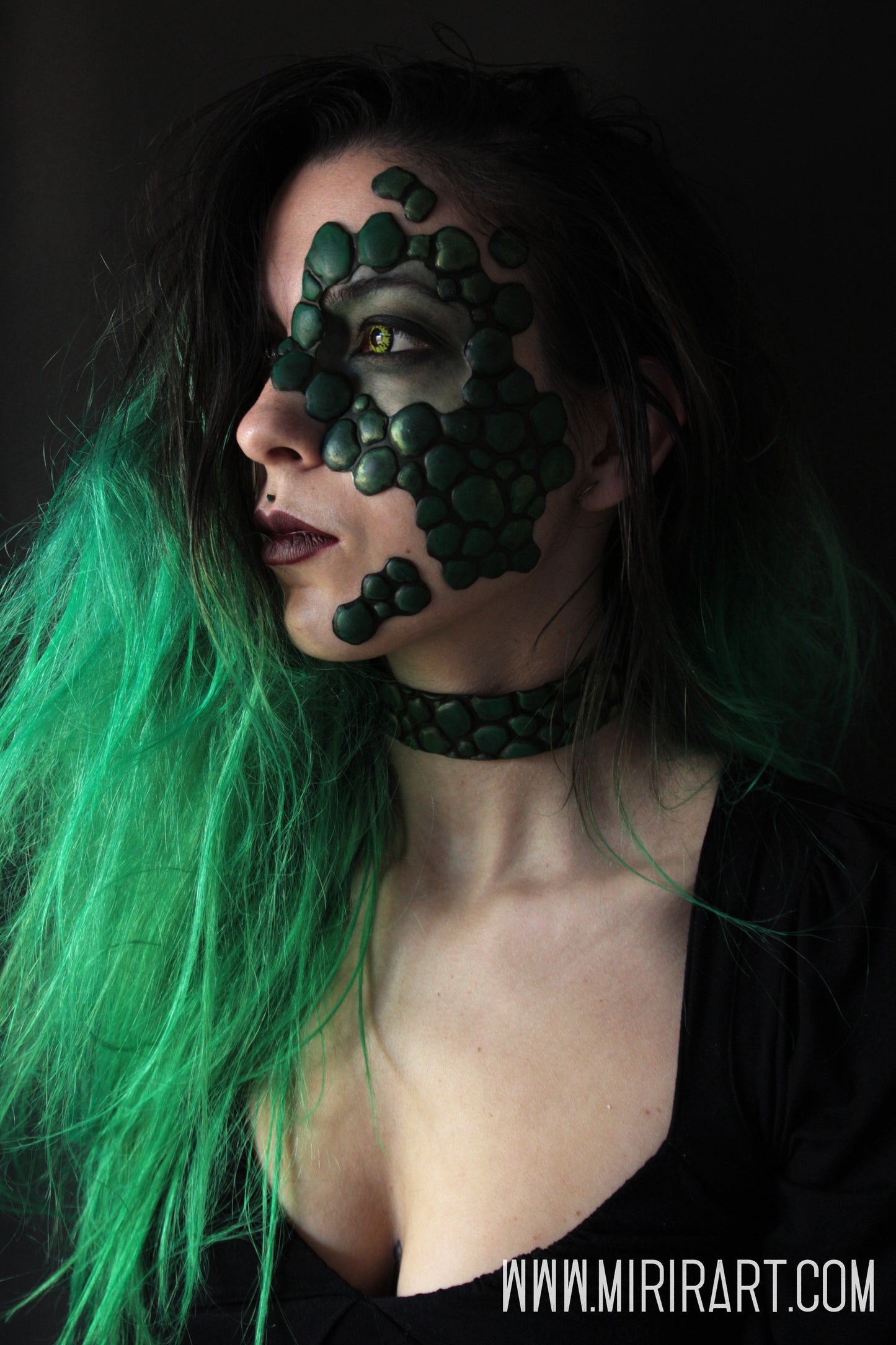 Elemental Dragon half Mask 2.0