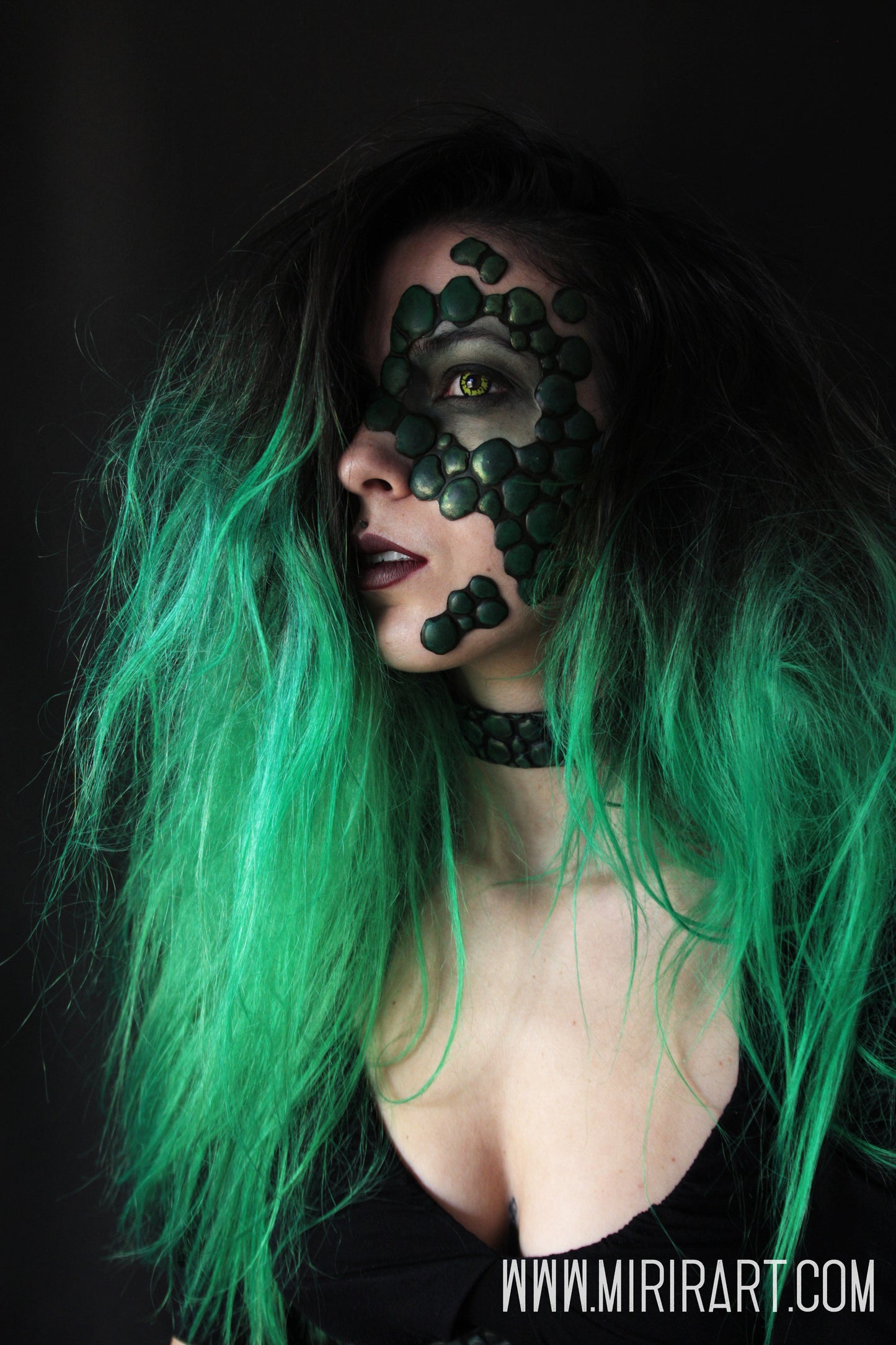 Elemental Dragon half Mask 2.0