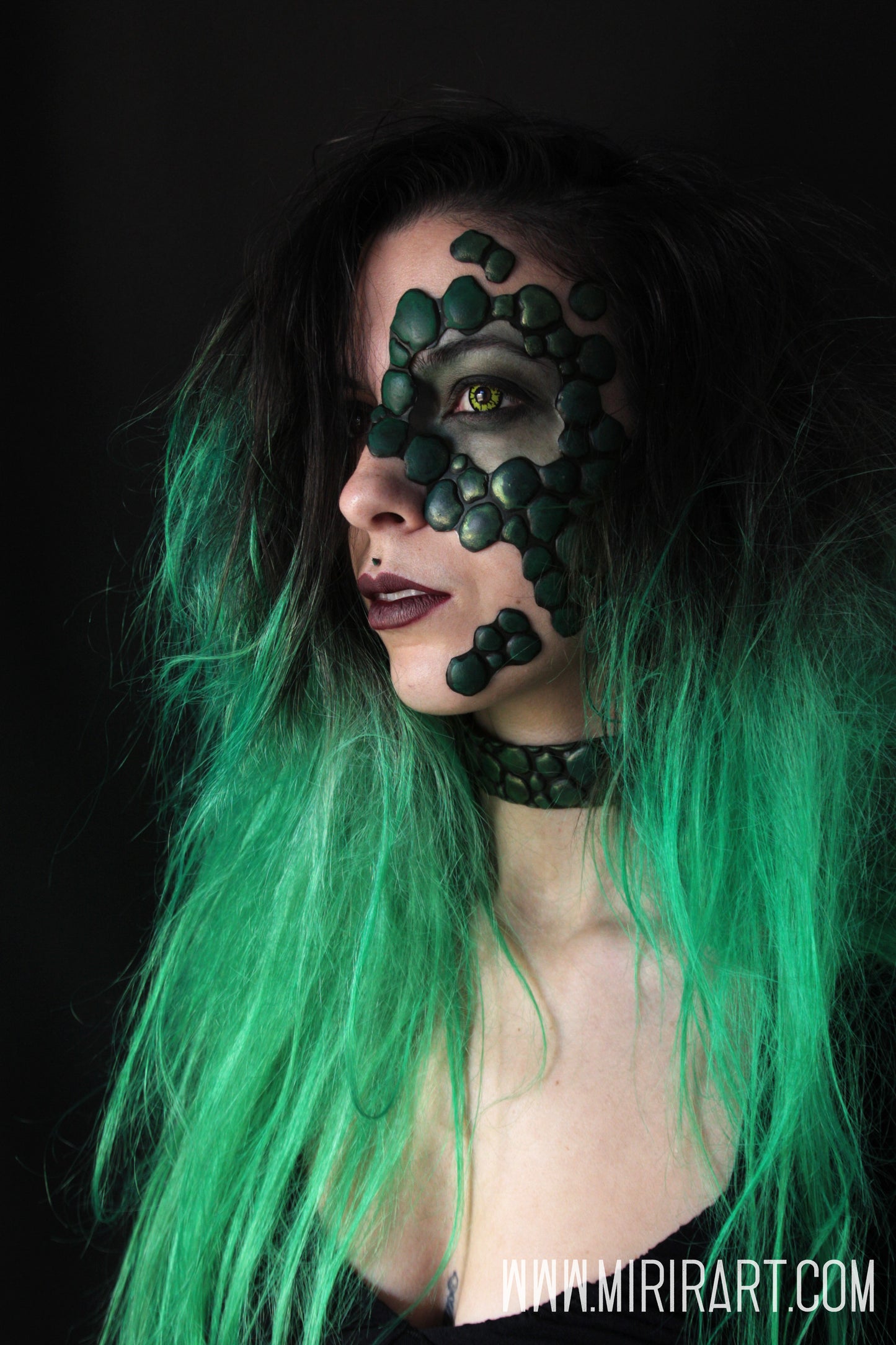 Elemental Dragon half Mask 2.0