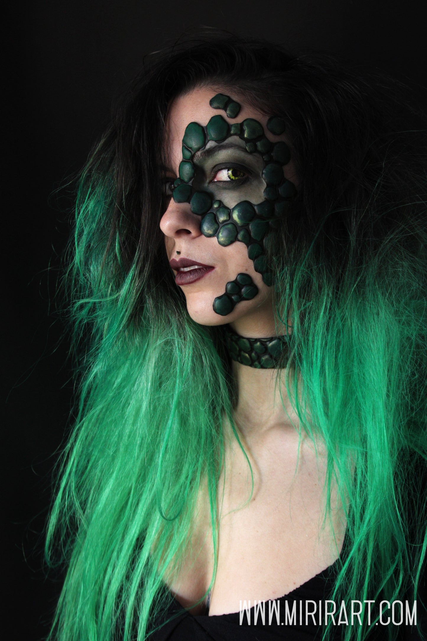 Elemental Dragon half Mask 2.0