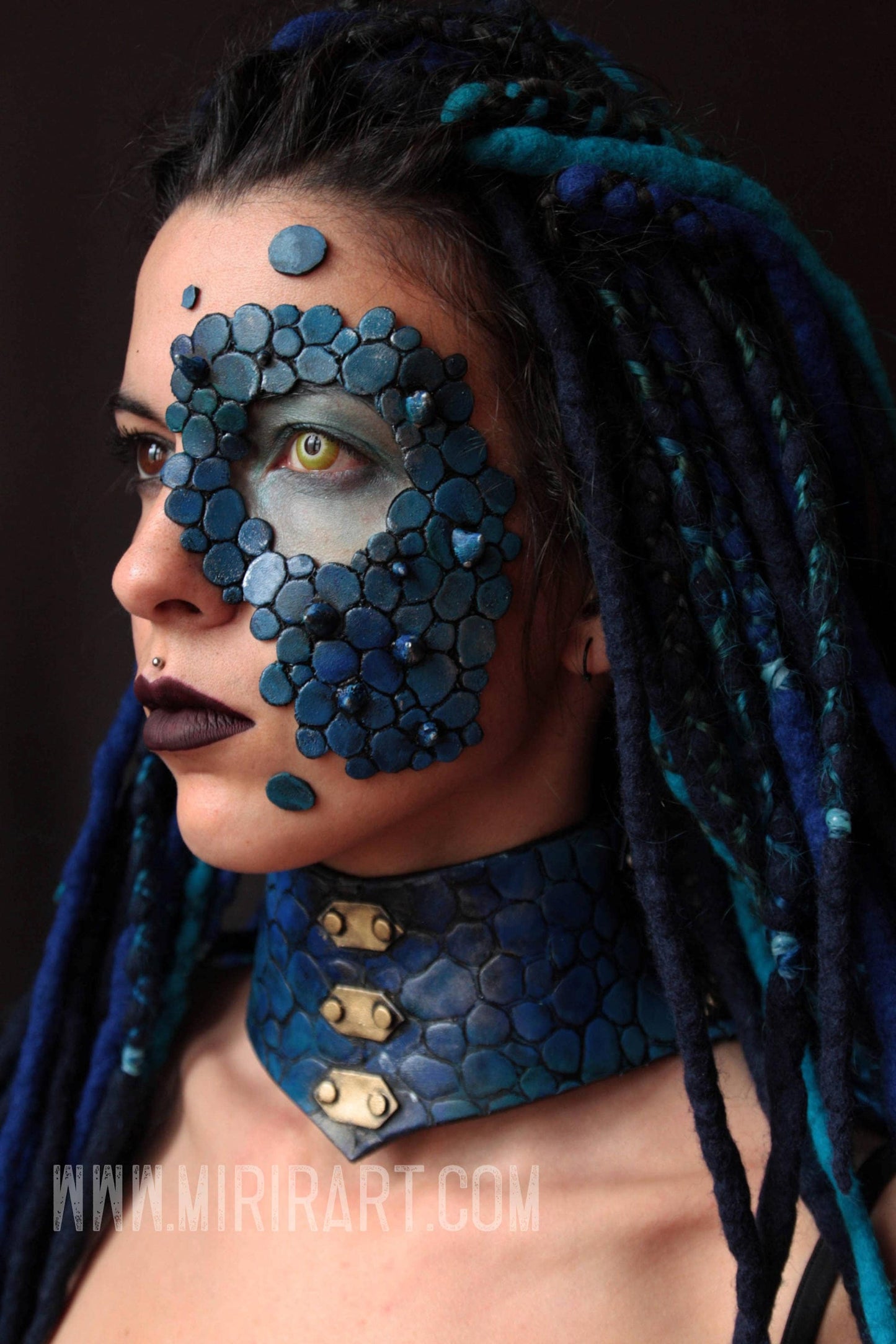 Elemental Dragon mask horned